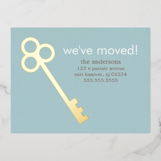 Annonces de déplacement de clé de squelette (Recto)