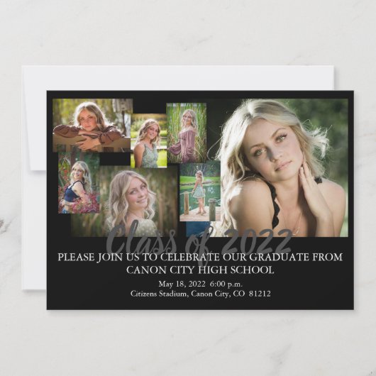 Annonces de diplôme Invitation (Devant)