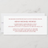 Annonces de fin d'études/ Invitations de fête [Rou (Dos)