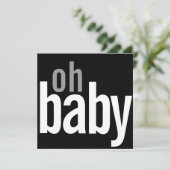 Annonces de naissance Carte photo moderne (Debout devant)