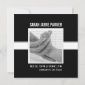 Annonces de naissance Carte photo moderne (Dos)