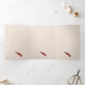 Annonces / invitations Violon avec une rose (Intérieur)