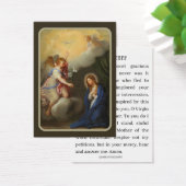 Annonciation catholique de la prière Mary Memorare (Bureau)