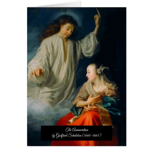 Annonciation de Godfried Schalcken (Devant)