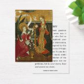 Annonciation de Mary Memorare Catholique Cartes sa (Bureau)