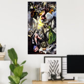 Annonciation d'El Greco Poster de la Vierge Marie (Bureau à domicile)