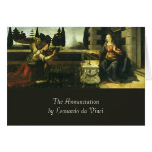 Annonciation du Seigneur par Léonard de Vinci