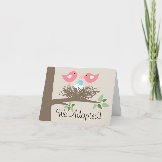 Announcement for Gay Couple - Bird's Nest Aankondiging (Voorkant)