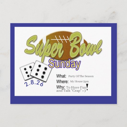 Announcement Postcard Aankondigingskaart (Voorkant)