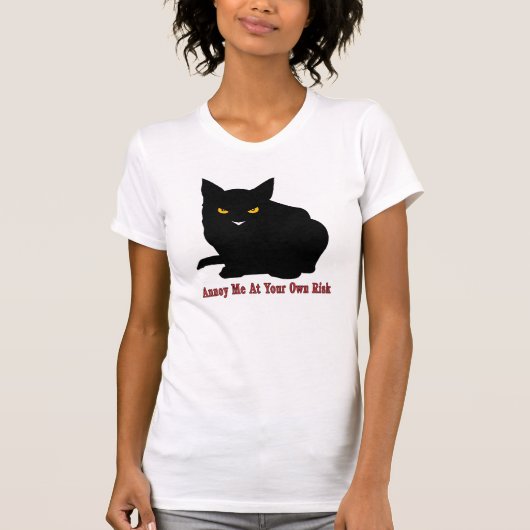 Annoy me Cat T-shirt (Voorkant)