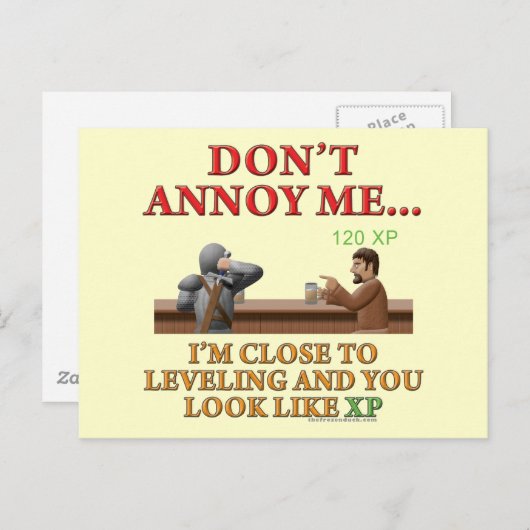 Annoy me niet briefkaart (Voorkant / Achterkant)