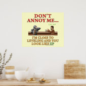Annoy me niet poster (Keuken)