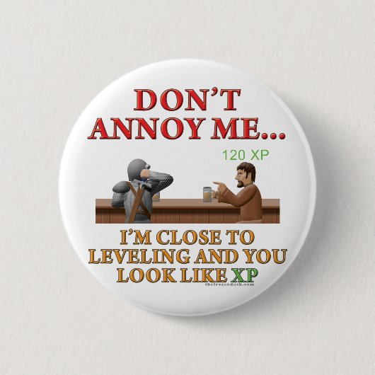 Annoy me niet ronde button 5,7 cm (Voorkant)