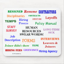 Annoye Funny Human Resources Swear Words Gift