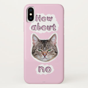 Annoyed Cat iPhone X Hoesje