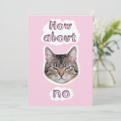 Annoyed Cat Kaart (Staand voorkant)