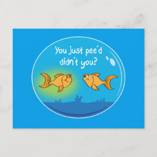 Annoyed Goldfish Briefkaart