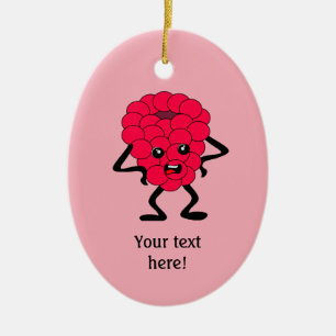 Annoyed Raspberry is niet onder de indruk - person Keramisch Ornament