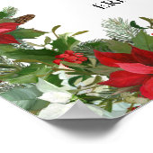 Annual Corporate Employees Christmas Party Welcome Poster (Hoek)