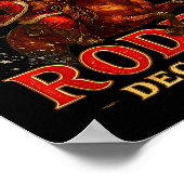 Annual North Le Rodeo Dec 25th Santa Design  Poster (Hoek)