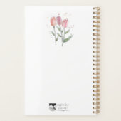 Annual Planner Tulips Watercolor (Achterkant)