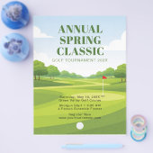 Annual Spring Classic Golf Tournament Flyer (Enkel)