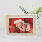 Annuelles Cartes d'annonce de naissance pour les fêtes de No (Debout devant)