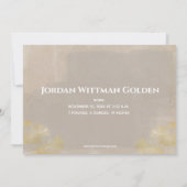 Annuelles Cartes d'annonce de naissance pour les fêtes de No (Dos)