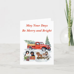Annuelles Cartes de Fêtes Personnalisées pour Cavalier Spani