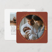 Annuelles Cartes de fêtes pour bébé (Devant / Derrière)