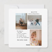 Annuelles Cartes de fêtes pour bébé (Dos)