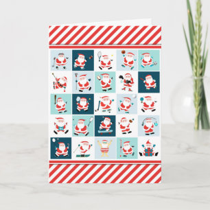 Annuelles Cartes de Noël de sports pour les fêtes de fin d'a