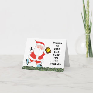 Annuelles Cartes de Noël drôles de softball pour les fêtes