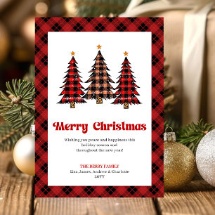 Annuelles Cartes de vœux festives pour les Fêtes avec motif
