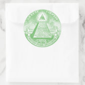 Annuit Coeptis Ronde Sticker (Tas)