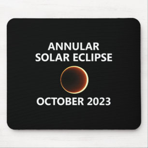 Annulaire Zonsverduistering Oktober Okt 14 Nevada Muismat