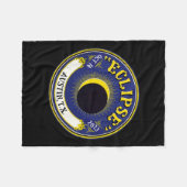 Annular Solar Eclipse Austin Texas Familie Reizen  Fleece Deken (Voorkant (Horizontaal))