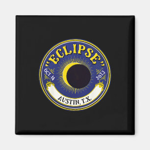 Annular Solar Eclipse Austin Texas Familie Reizen Magneet