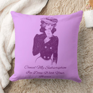 Annuleer Mijn Abonnement ik ben Gedaan Kussen