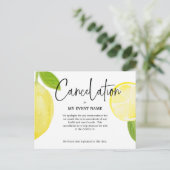 Annulering Briefkaart COVID-19 (Staand voorkant)