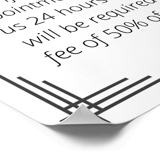 Annulering Poster (Hoek)