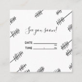 Annuleringskaart voor benoeming vierkante visitekaartje (Voorkant)