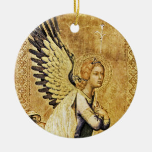 ANNUNCIATIE ANGEL Magic of Kerstmis Keramisch Ornament