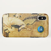 ANNUNCIATIE ANGEL MONOGRAM, PLAATS Case-Mate iPhone CASE (Achterkant (horizontaal))