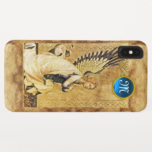 ANNUNCIATIE ANGEL MONOGRAM, PLAATS Case-Mate iPhone CASE (Achterkant (horizontaal))