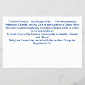 Annunciatie Flyer (Achterkant)