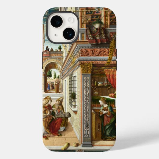 Annunciatie, Saint Emidius en een ufo door Crivell Case-Mate iPhone Case (Achterkant)