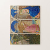 Annunciatie van Fra Angelico Legpuzzel (Verticaal)