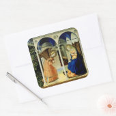 Annunciatie Vierkante Sticker (Envelop)