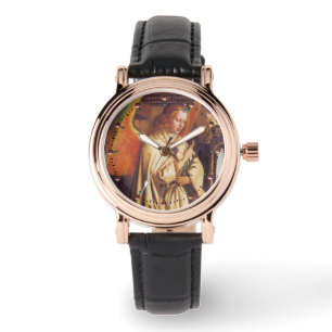 ANNUNCIATION ANGEL, ARCHANGEL GABRIEL PINK PARELTJ HORLOGE